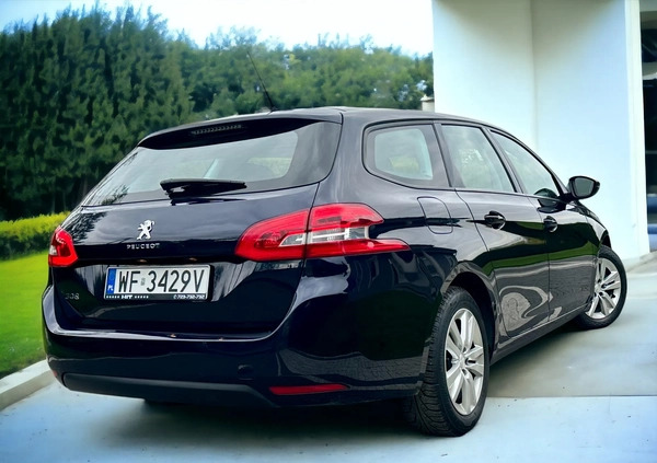 Peugeot 308 cena 47849 przebieg: 142000, rok produkcji 2020 z Olszyna małe 407